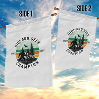 Hide And Seek Champion Garden Flag Bigfoot Lover Gift - Wonder Print Shop