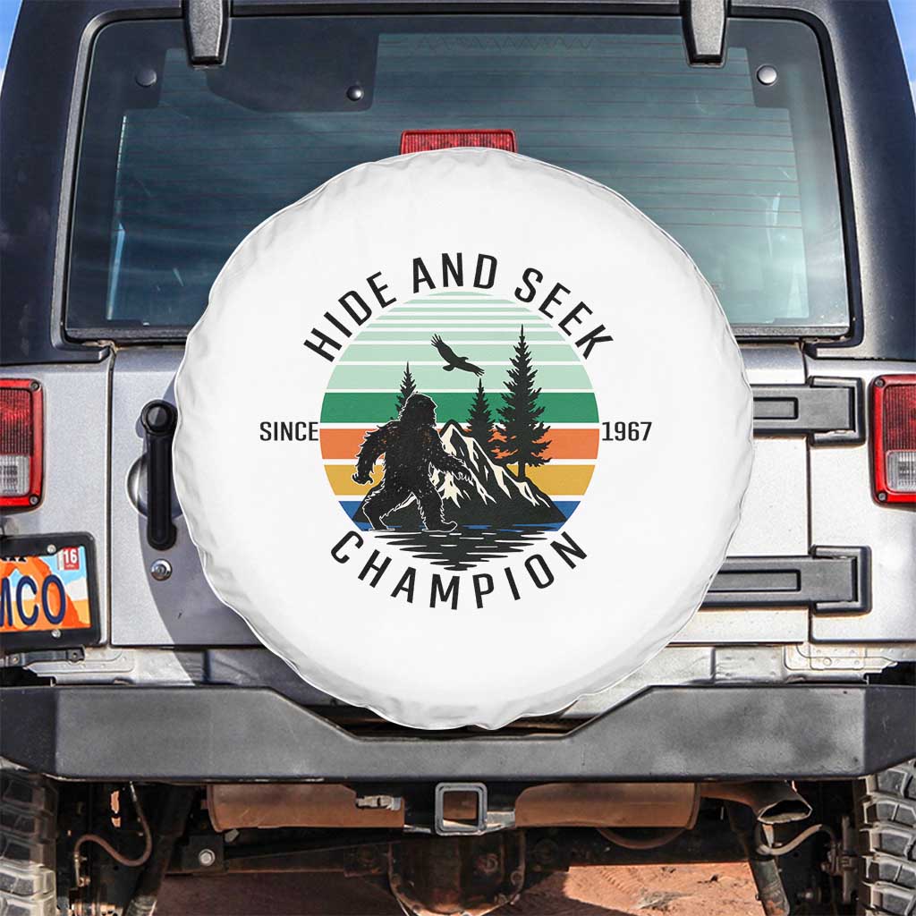Hide And Seek Champion Spare Tire Cover Bigfoot Lover Gift - Wonder Print Shop