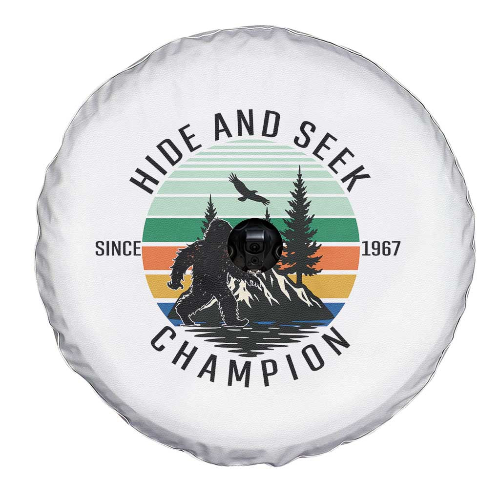 Hide And Seek Champion Spare Tire Cover Bigfoot Lover Gift - Wonder Print Shop