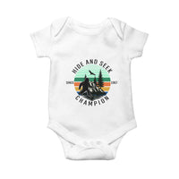 Hide And Seek Champion Baby Onesie Bigfoot Lover Gift - Wonder Print Shop