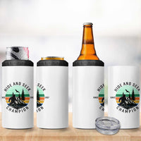Hide And Seek Champion 4 in 1 Can Cooler Tumbler Bigfoot Lover Gift
