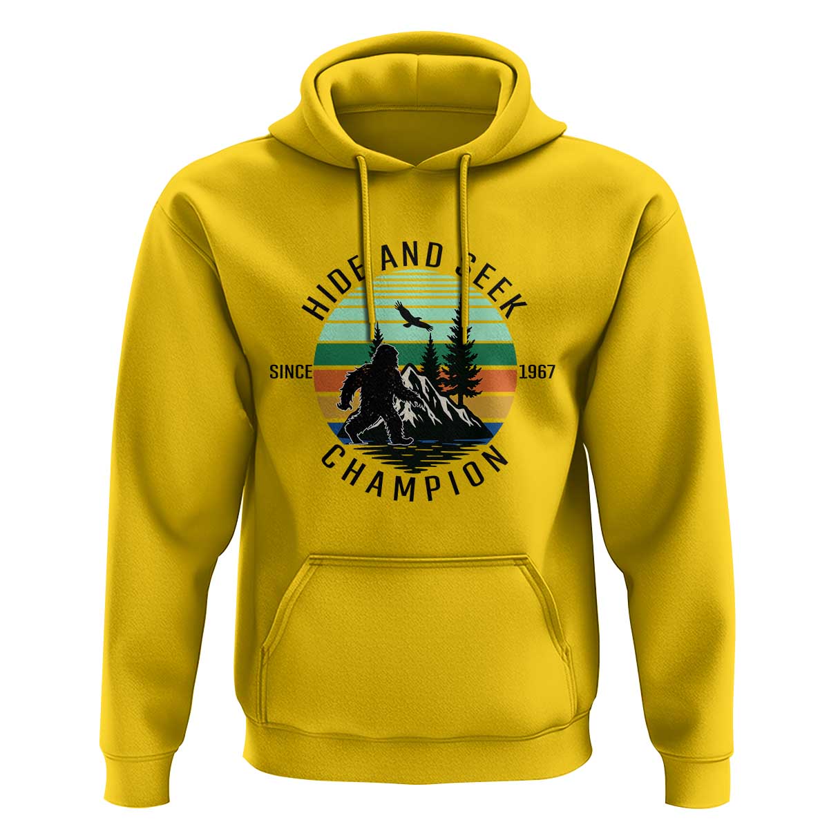 Hide And Seek Champion Hoodie Bigfoot Lover Gift - Wonder Print Shop
