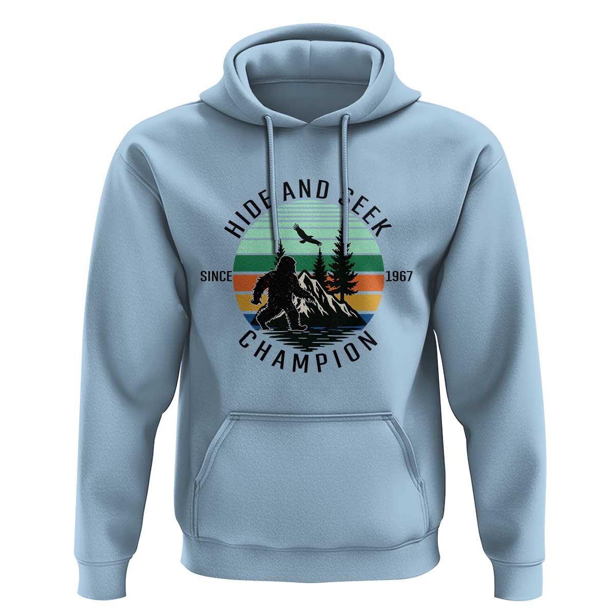 Hide And Seek Champion Hoodie Bigfoot Lover Gift - Wonder Print Shop