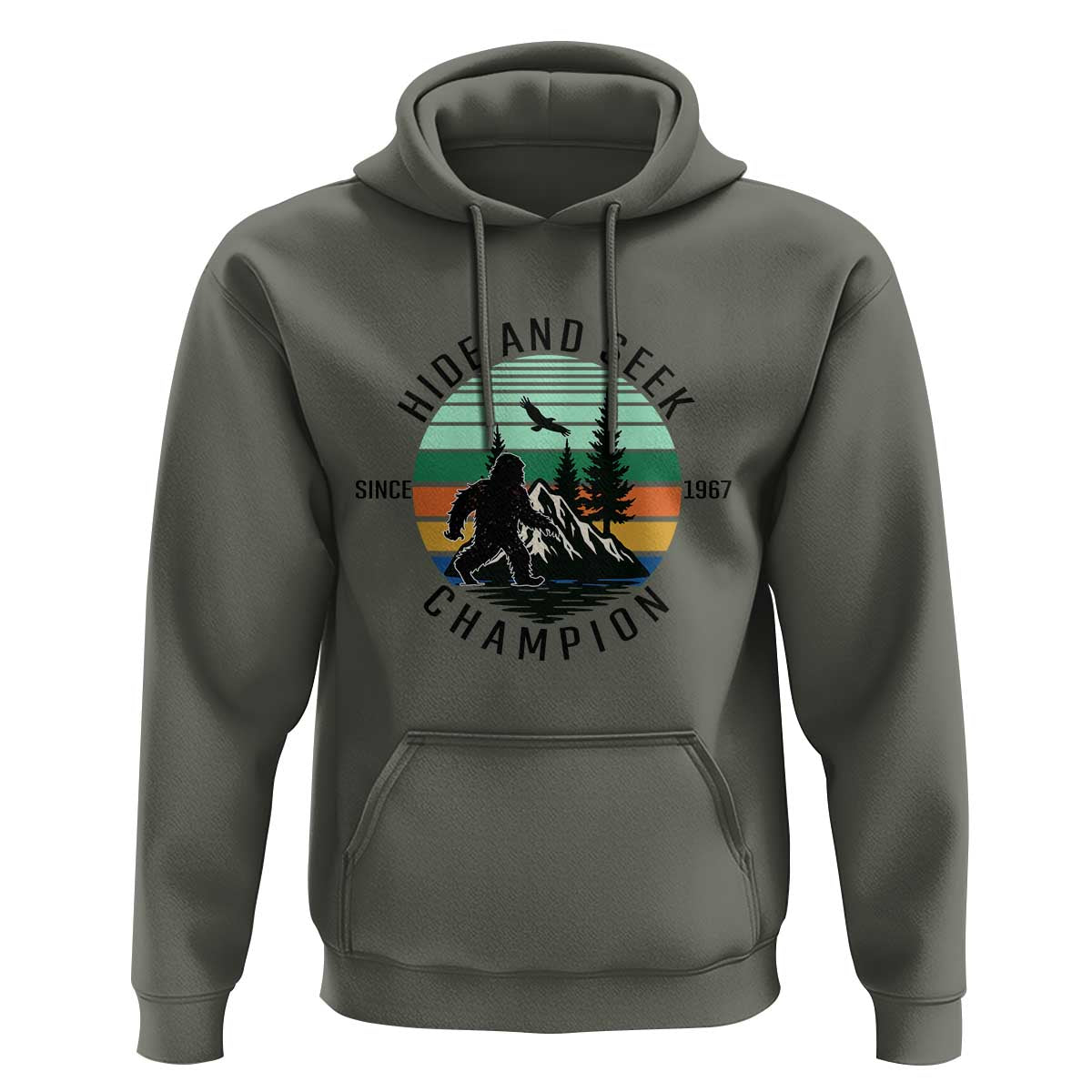 Hide And Seek Champion Hoodie Bigfoot Lover Gift - Wonder Print Shop