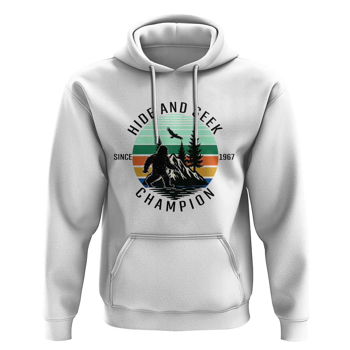 Hide And Seek Champion Hoodie Bigfoot Lover Gift - Wonder Print Shop