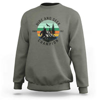 Hide And Seek Champion Sweatshirt Bigfoot Lover Gift - Wonder Print Shop