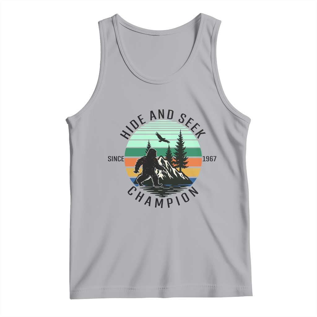 Hide And Seek Champion Tank Top Bigfoot Lover Gift - Wonder Print Shop
