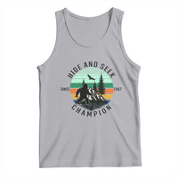 Hide And Seek Champion Tank Top Bigfoot Lover Gift - Wonder Print Shop