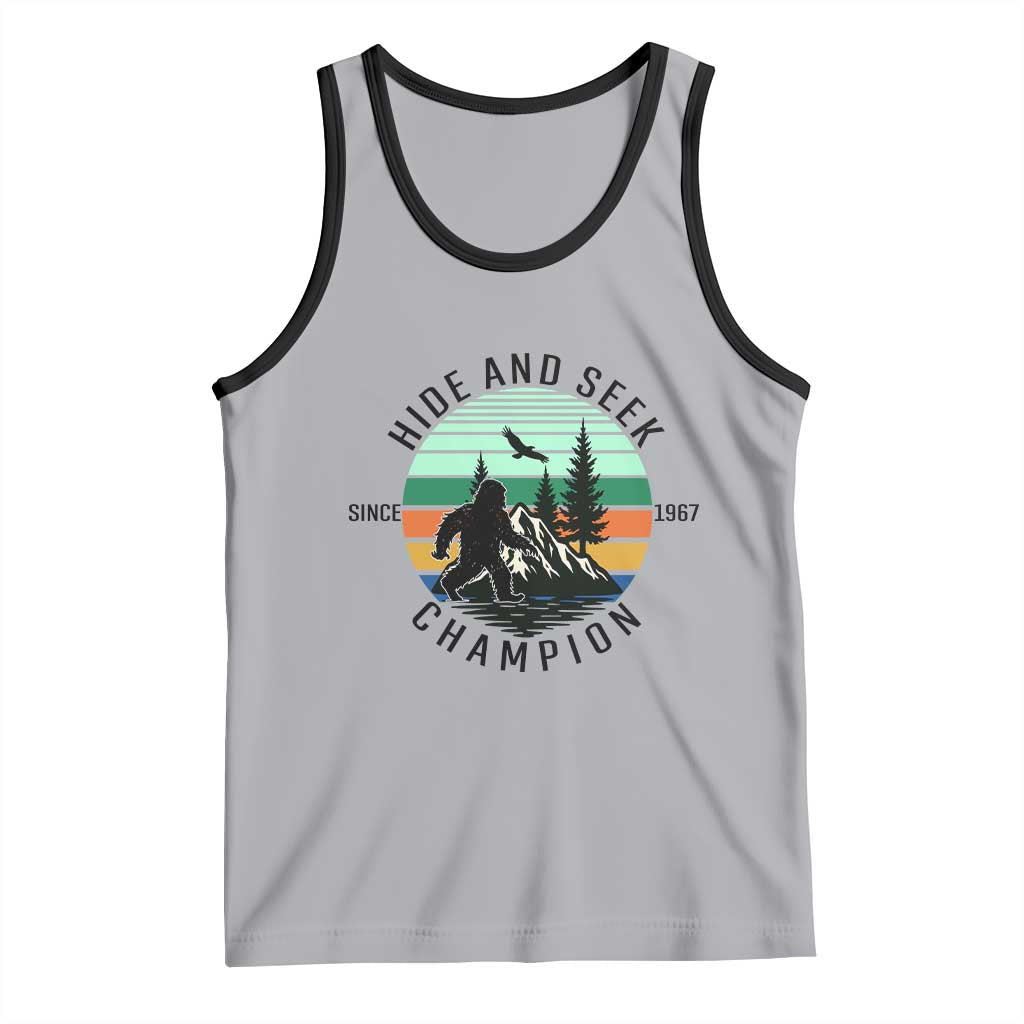 Hide And Seek Champion Tank Top Bigfoot Lover Gift - Wonder Print Shop