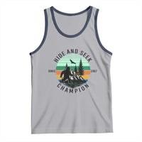 Hide And Seek Champion Tank Top Bigfoot Lover Gift - Wonder Print Shop