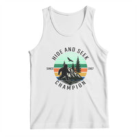 Hide And Seek Champion Tank Top Bigfoot Lover Gift - Wonder Print Shop