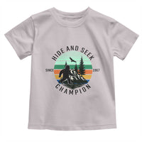 Hide And Seek Champion Toddler T Shirt Bigfoot Lover Gift - Wonder Print Shop