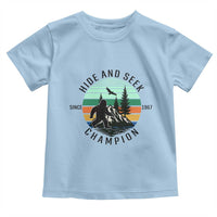 Hide And Seek Champion Toddler T Shirt Bigfoot Lover Gift - Wonder Print Shop