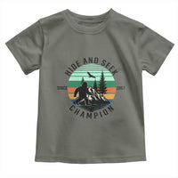 Hide And Seek Champion Toddler T Shirt Bigfoot Lover Gift - Wonder Print Shop
