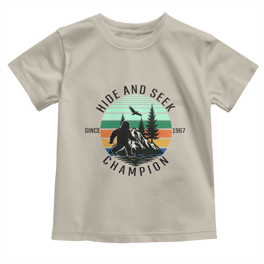 Hide And Seek Champion Toddler T Shirt Bigfoot Lover Gift - Wonder Print Shop