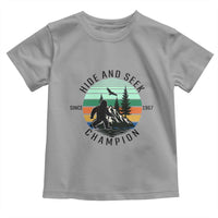 Hide And Seek Champion Toddler T Shirt Bigfoot Lover Gift - Wonder Print Shop