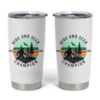 Hide And Seek Champion Tumbler Cup Bigfoot Lover Gift