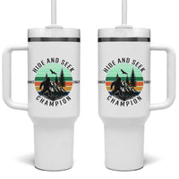 Hide And Seek Champion Tumbler With Handle Bigfoot Lover Gift