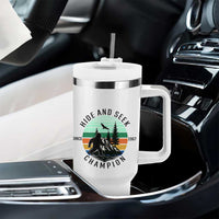 Hide And Seek Champion Tumbler With Handle Bigfoot Lover Gift