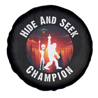 Hide And Seek Champion Spare Tire Cover Funny Bigfoot And Alien Lover Gift - Wonder Print Shop