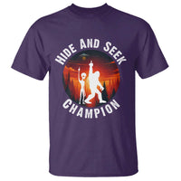 Hide And Seek Champion T Shirt Funny Bigfoot And Alien Lover Gift - Wonder Print Shop