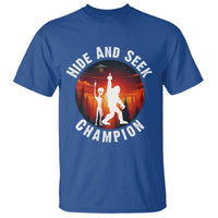 Hide And Seek Champion T Shirt Funny Bigfoot And Alien Lover Gift - Wonder Print Shop