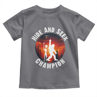 Hide And Seek Champion Toddler T Shirt Funny Bigfoot And Alien Lover Gift - Wonder Print Shop
