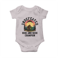 Funny Bigfoot And Alien Gift Baby Onesie Undefeated Hide And Seek Champion - Wonder Print Shop