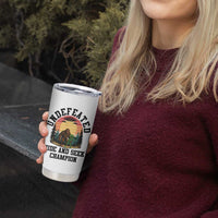 Funny Bigfoot And Alien Gift Tumbler Cup Undefeated Hide And Seek Champion