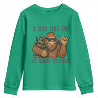 Funny Bigfoot Gift Youth Sweatshirt A Guy Like Me Is Hard To Find - Wonder Print Shop