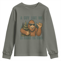 Funny Bigfoot Gift Youth Sweatshirt A Guy Like Me Is Hard To Find - Wonder Print Shop