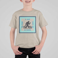 Bigfoot Lover Gift T Shirt For Kid A Guy Like Me Is Hard To Find - Wonder Print Shop
