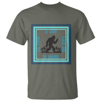 Bigfoot Lover Gift T Shirt A Guy Like Me Is Hard To Find - Wonder Print Shop