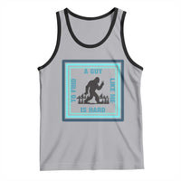 Bigfoot Lover Gift Tank Top A Guy Like Me Is Hard To Find - Wonder Print Shop