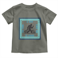 Bigfoot Lover Gift Toddler T Shirt A Guy Like Me Is Hard To Find - Wonder Print Shop