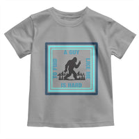 Bigfoot Lover Gift Toddler T Shirt A Guy Like Me Is Hard To Find - Wonder Print Shop