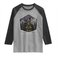 Bigfoot Lover Gift Raglan Shirt Do Not Be An Assquatch - Wonder Print Shop