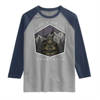 Bigfoot Lover Gift Raglan Shirt Do Not Be An Assquatch - Wonder Print Shop