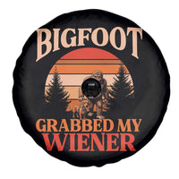 Bigfoot Grabbed My Wiener Spare Tire Cover Funny Dachshund Lover Gift - Wonder Print Shop