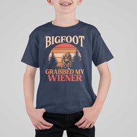 Bigfoot Grabbed My Wiener T Shirt For Kid Funny Dachshund Lover Gift - Wonder Print Shop