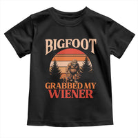 Bigfoot Grabbed My Wiener Toddler T Shirt Funny Dachshund Lover Gift - Wonder Print Shop