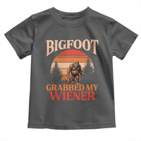 Bigfoot Grabbed My Wiener Toddler T Shirt Funny Dachshund Lover Gift - Wonder Print Shop