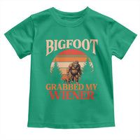 Bigfoot Grabbed My Wiener Toddler T Shirt Funny Dachshund Lover Gift - Wonder Print Shop