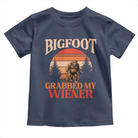 Bigfoot Grabbed My Wiener Toddler T Shirt Funny Dachshund Lover Gift - Wonder Print Shop