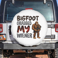 Bigfoot Grabbed My Wiener Spare Tire Cover Funny Dog Lover Gift - Wonder Print Shop