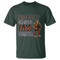 Bigfoot Grabbed My Wiener T Shirt Funny Dog Lover Gift - Wonder Print Shop