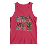 Bigfoot Grabbed My Wiener Tank Top Funny Dog Lover Gift - Wonder Print Shop