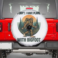 I Cant I Have Plans With Bigfoot Spare Tire Cover Funny Cryptid Lover Gift - Wonder Print Shop