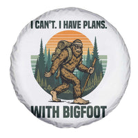 I Cant I Have Plans With Bigfoot Spare Tire Cover Funny Cryptid Lover Gift - Wonder Print Shop