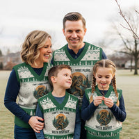 I Cant I Have Plans With Bigfoot V-Neck Knit Sweater Vest Funny Cryptid Lover Gift - Wonder Print Shop